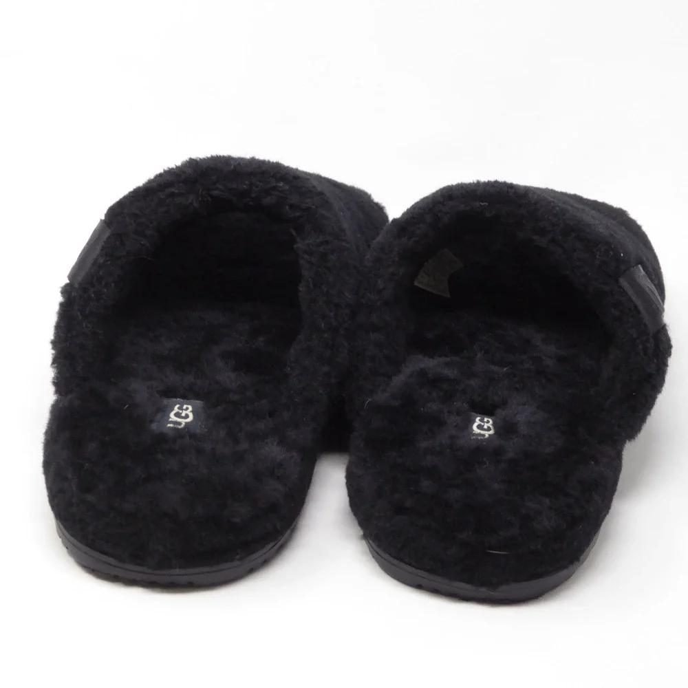 UGG Mens Fluff You Slide Slippers Black F19821A Size 13